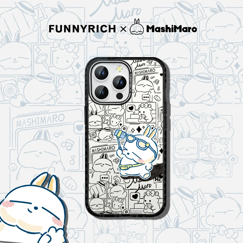 FUNNYRICHx流氓兔联名我超靓适用iPhone16ProMax手机壳苹果15磁吸