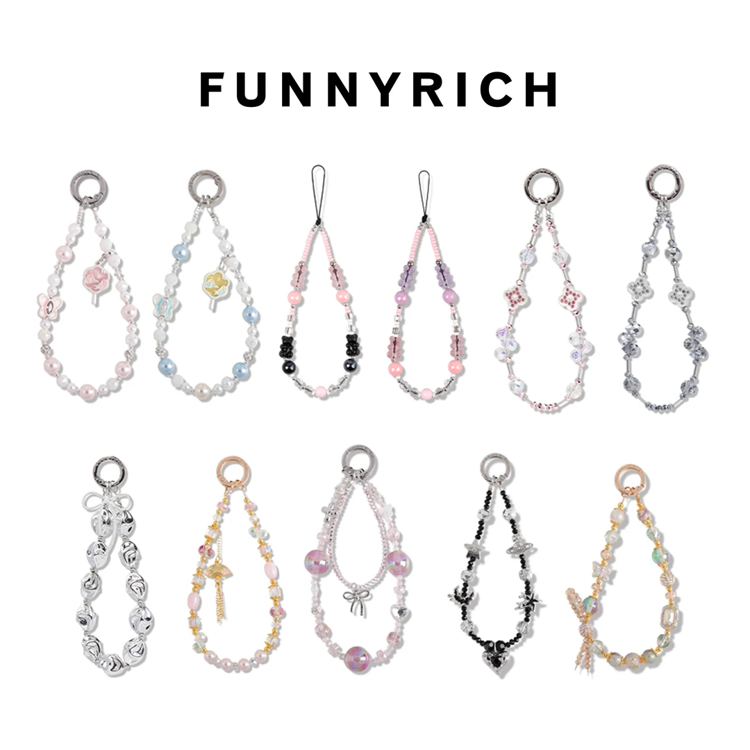 FUNNYRICH【大头靖】手机链手机壳挂绳ins新款潮少女可爱创意手工