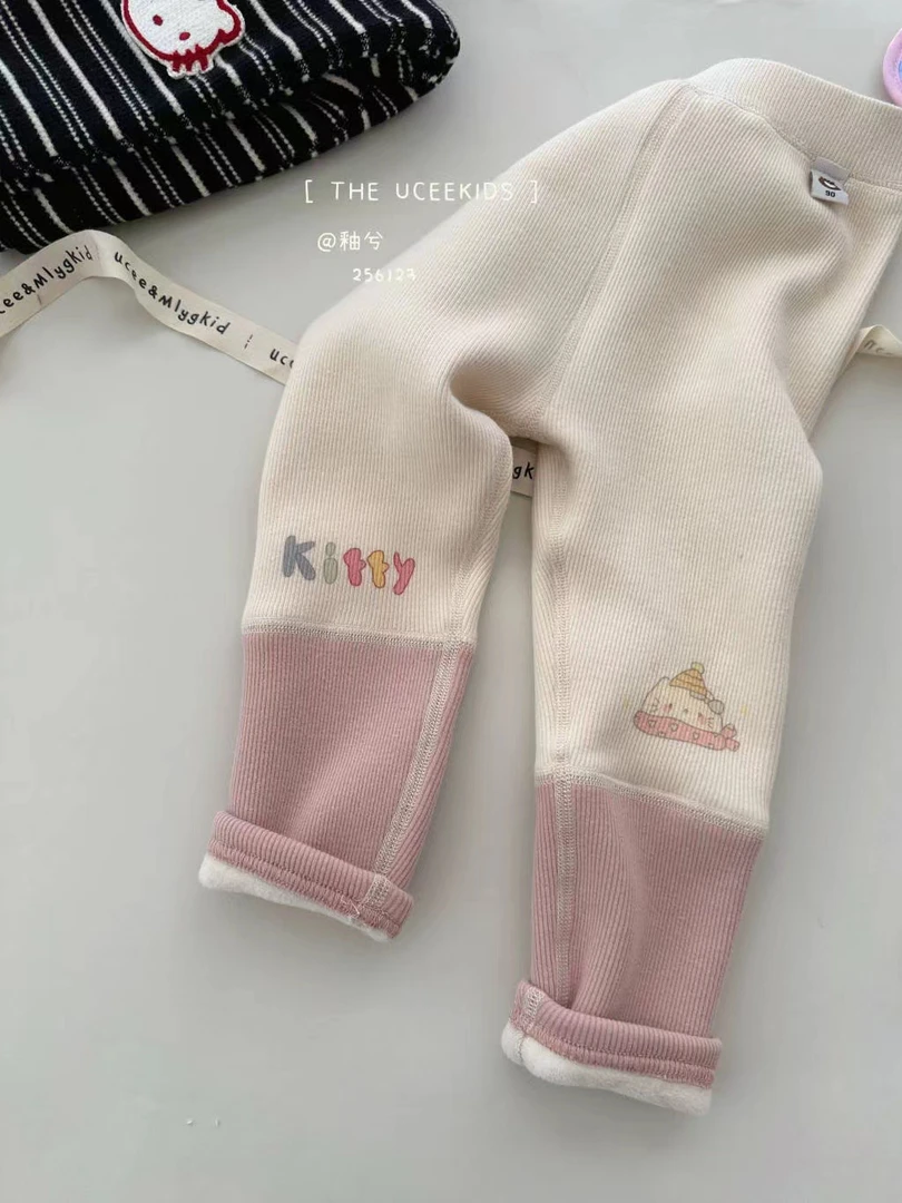 釉兮加绒打底裤256123