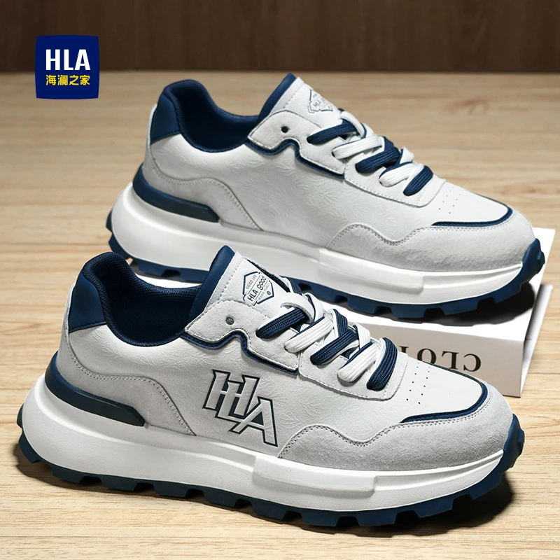 HLA/海澜之家舒适小众户外休闲运动鞋冬季新款青春简约软底休闲鞋