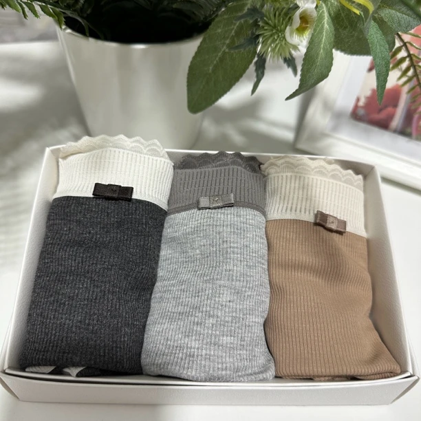 螺纹棉女士内裤抑菌吸汗底裆女生三角裤