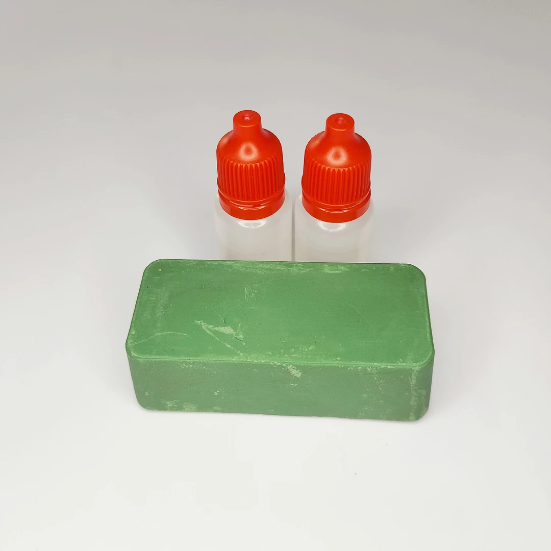 青蜡 绿蜡  荡刀抛光去毛刺  超细出镜面断发  下单送2瓶刀油