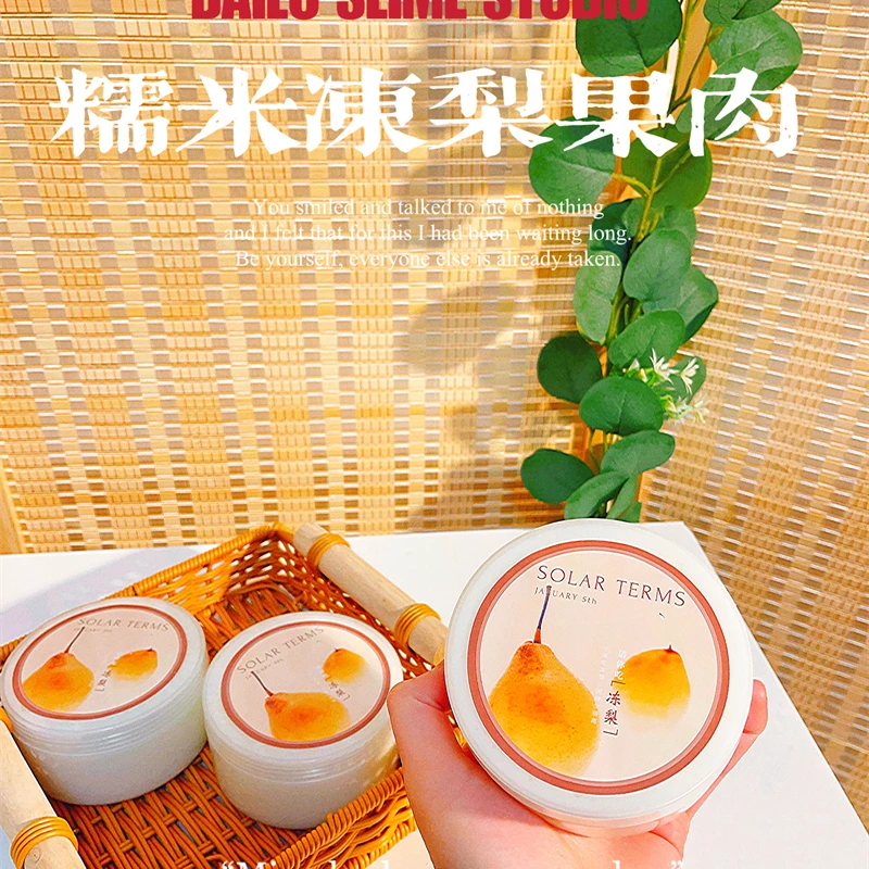 冻梨果肉 肉弹糯米水潭不含水配方 白露手工泥解压玩具泥 新品