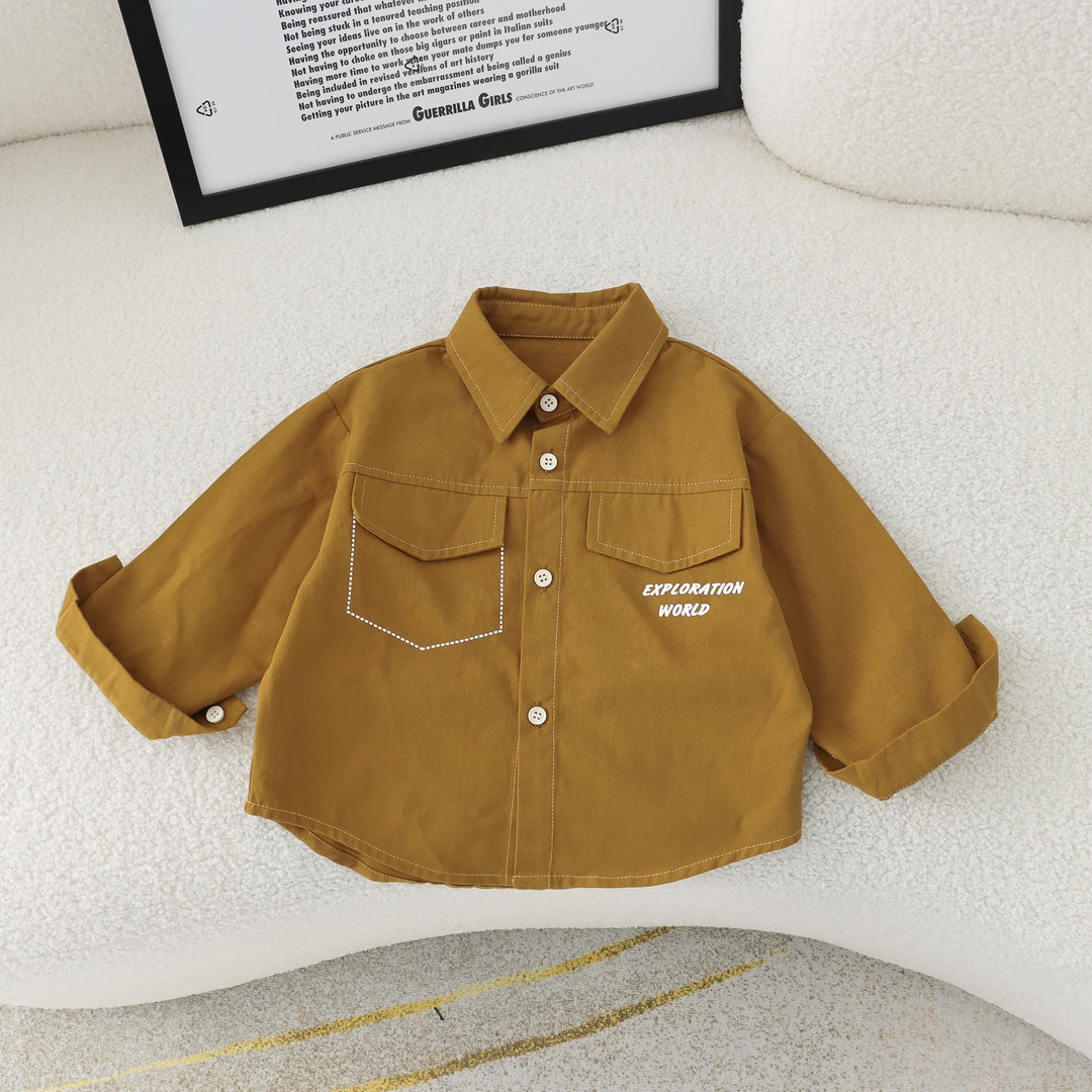 【幼棉光年】秋款 新款品牌时尚儿童时尚气质休闲百搭 外套72356