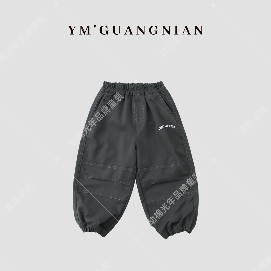 【幼棉光年】秋季新款韩系时尚潮流休闲舒适工装休闲裤6221276