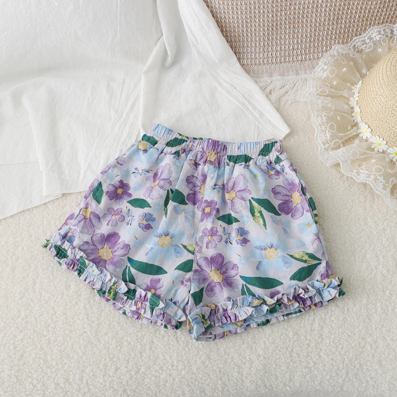 【幼棉光年】夏季 女童 洋气 夏款 休闲 短裤 韩系 时尚  562128