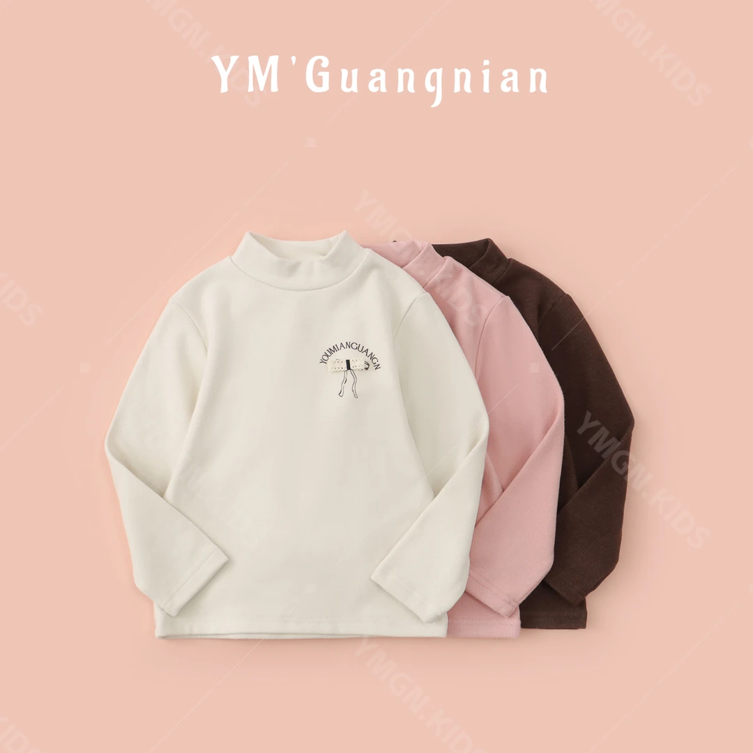 【幼棉光年】冬季女童经典条纹打底衫521677-521678-521679