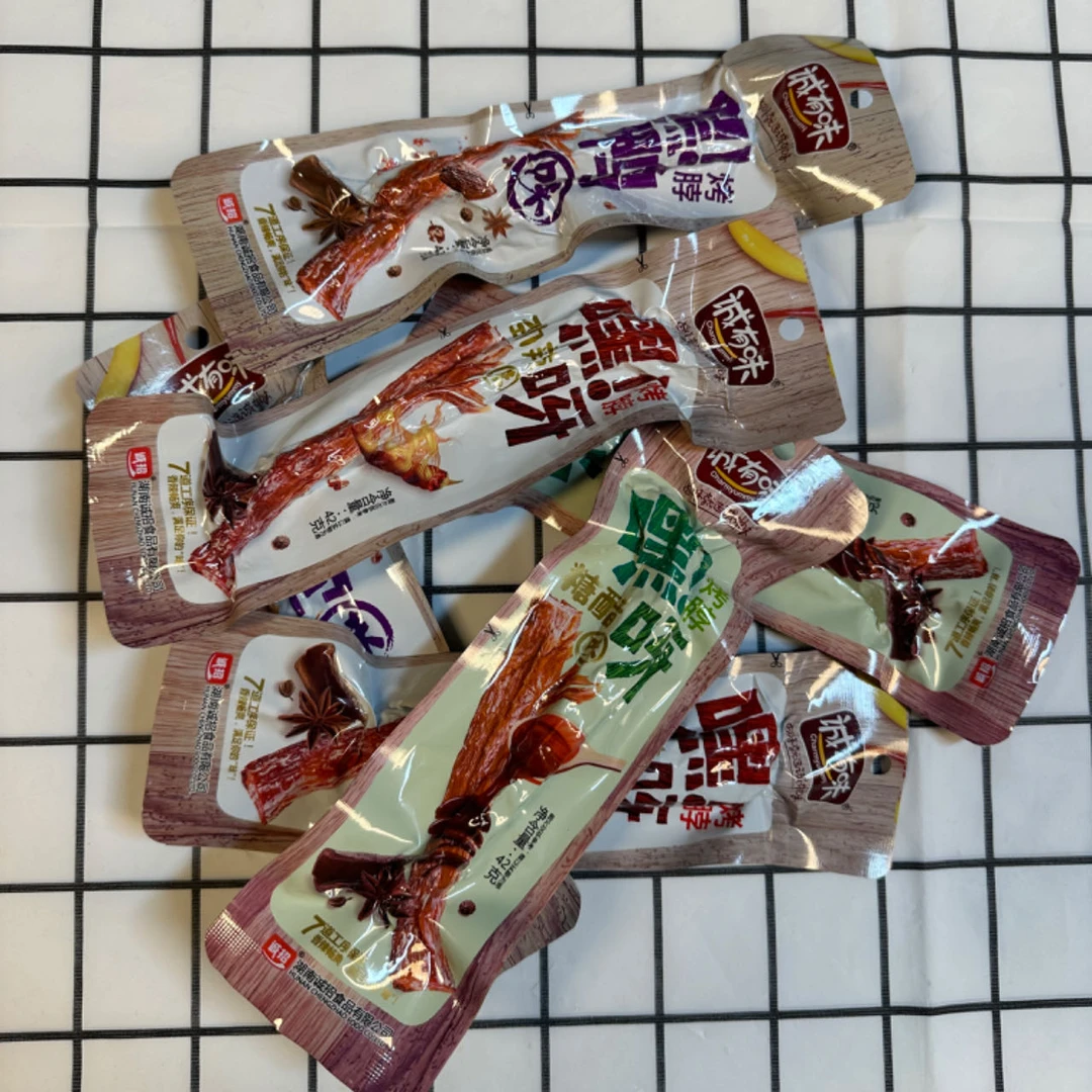 风干烤脖42g糖醋味香辣辣味卤味开袋即食零食独立包装儿童保质期