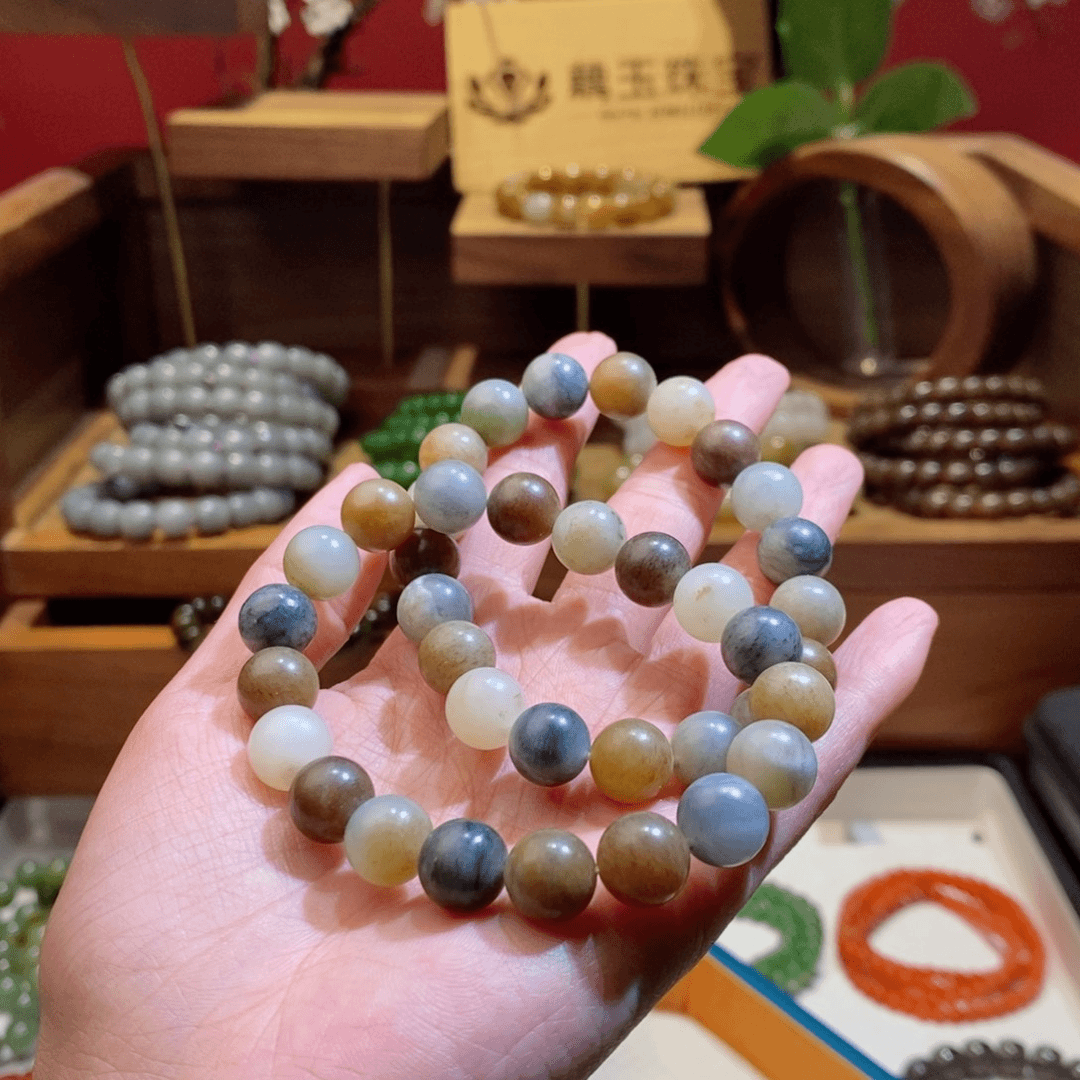 和田玉手链未镶嵌多样性拍一发一