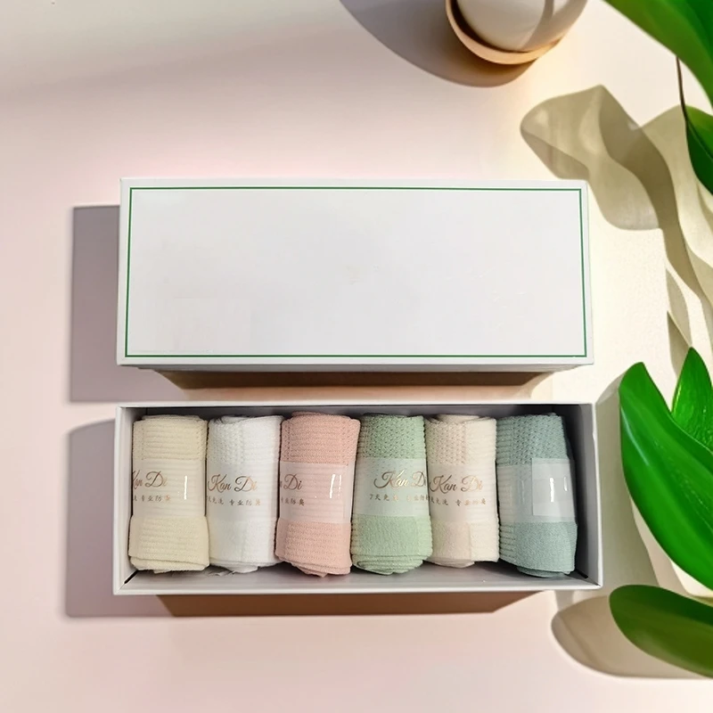 精油款纯色男女中筒袜