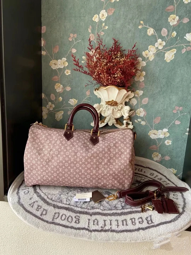 95新 LouisVuitton/路易威登 老花丹宁旅行包45/GW