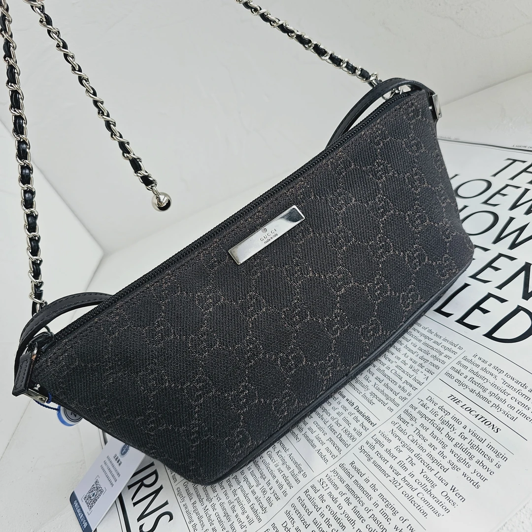 95新 GUCCI/古驰 Gucci帆布帆船麻将手提斜挎包/GG/6931353