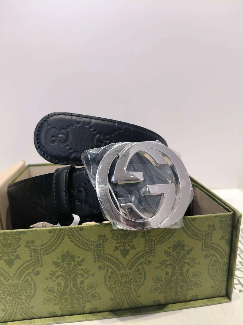 全新未使用 GUCCI/古驰 双G平滑扣百搭经典款 尺码:100码 GW