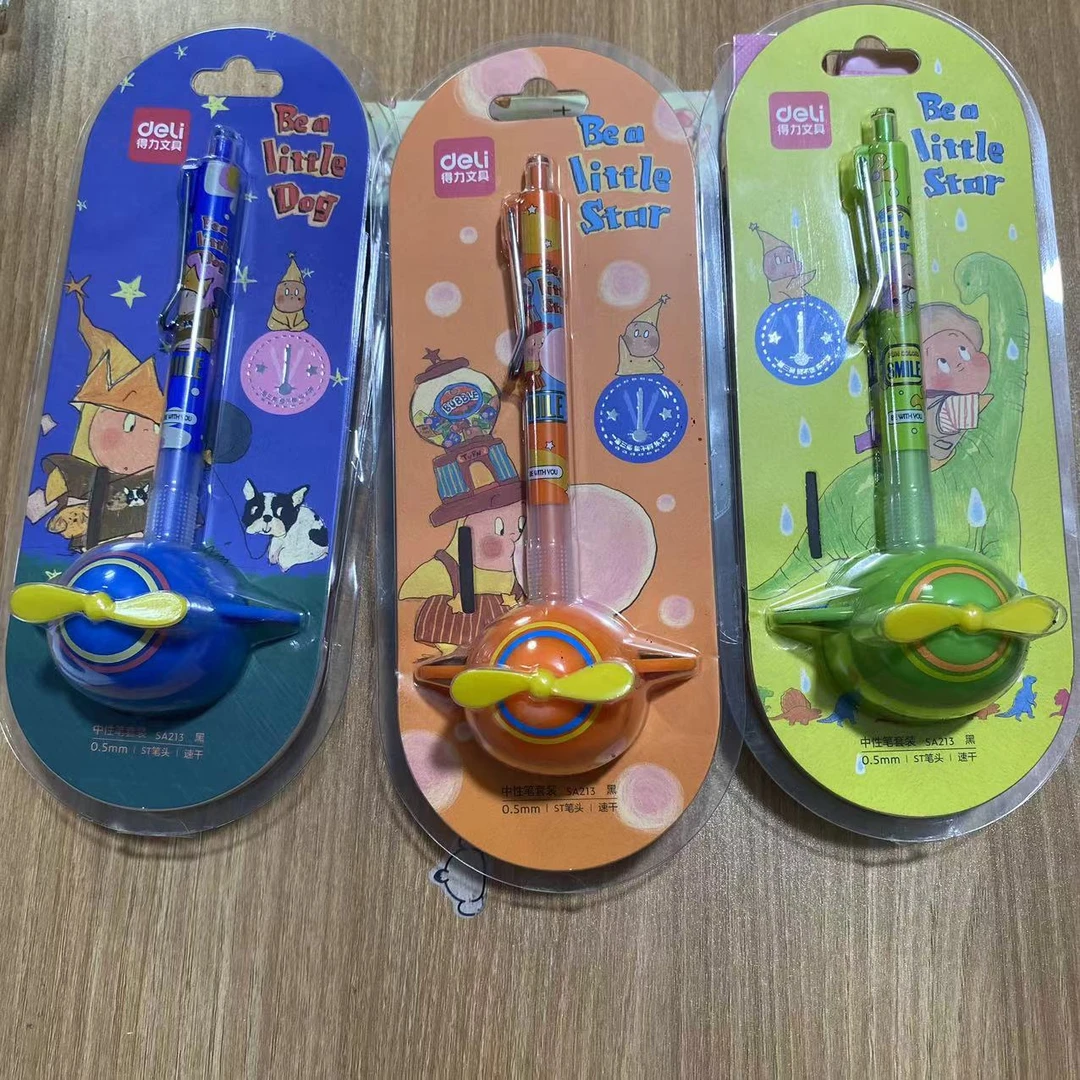 D - 奇幻梦想家 小飞机笔架  按动中性笔