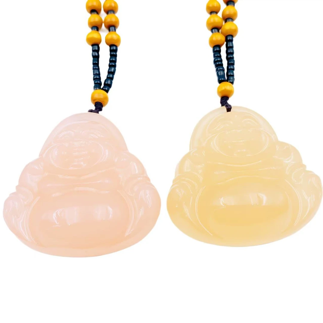 高档珠宝冰粉国风大肚佛公项链Y2227（多样性只发一件）