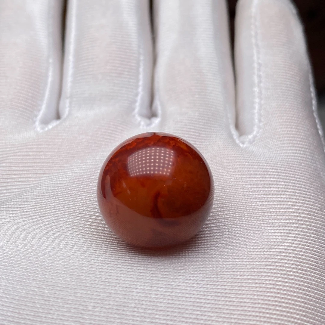 精品原矿南红圆珠