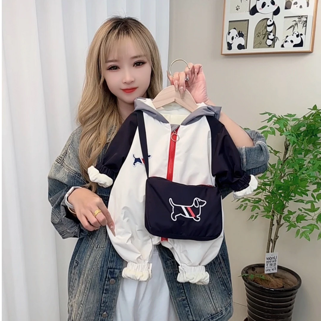 宝宝秋冬外出服新款连帽哈衣外出服外穿婴儿出门衣服加绒保暖