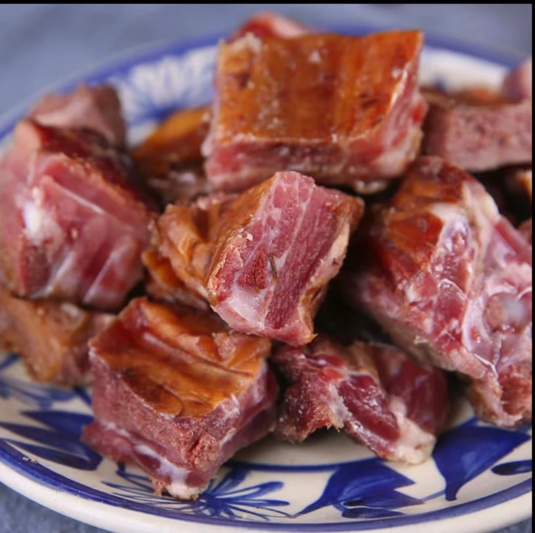 【免切腊排骨】火锅必备柴火烟熏免切腊排骨美食美味香湖南特产5斤