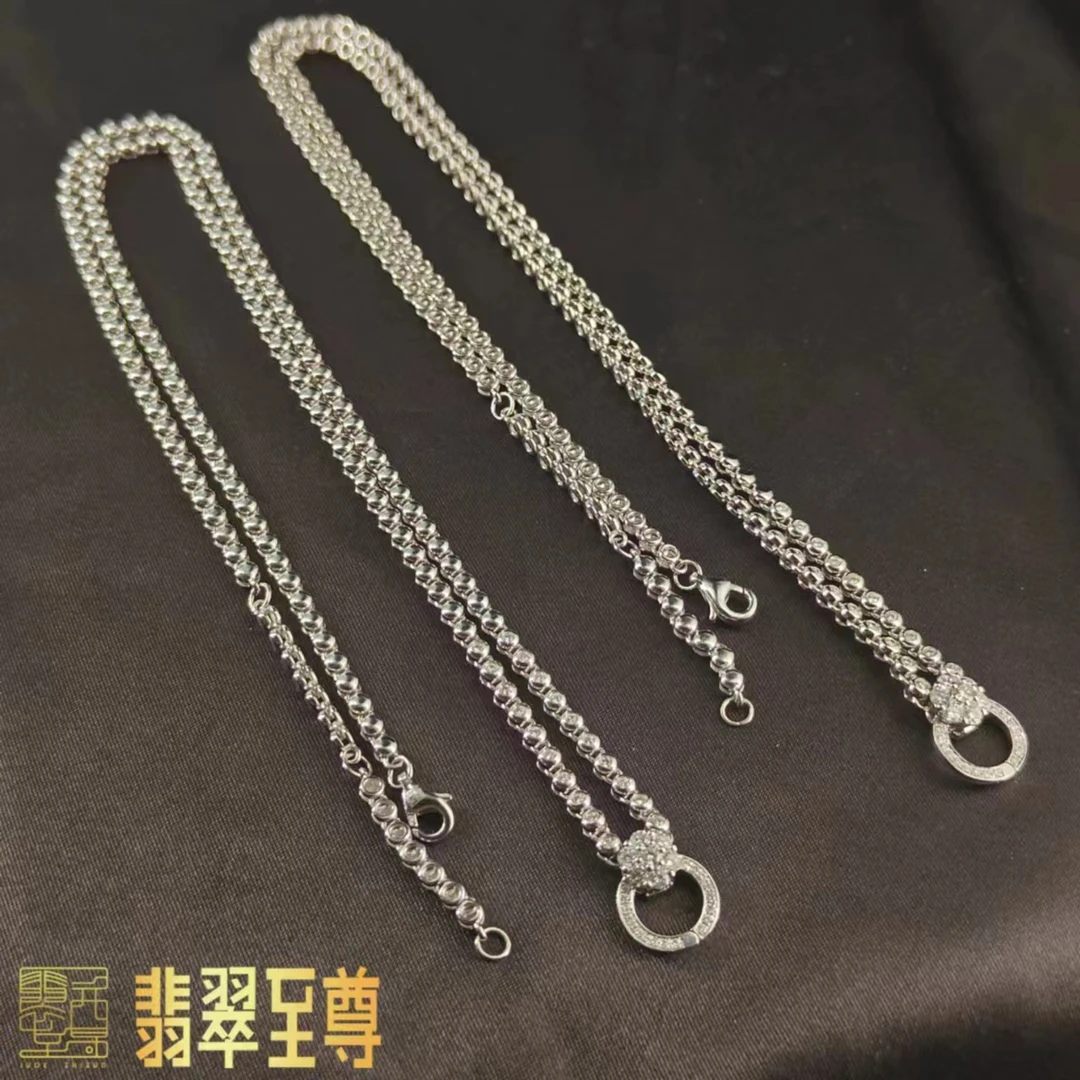 18k时尚气质百搭钻石项链一条 | 多样性发一