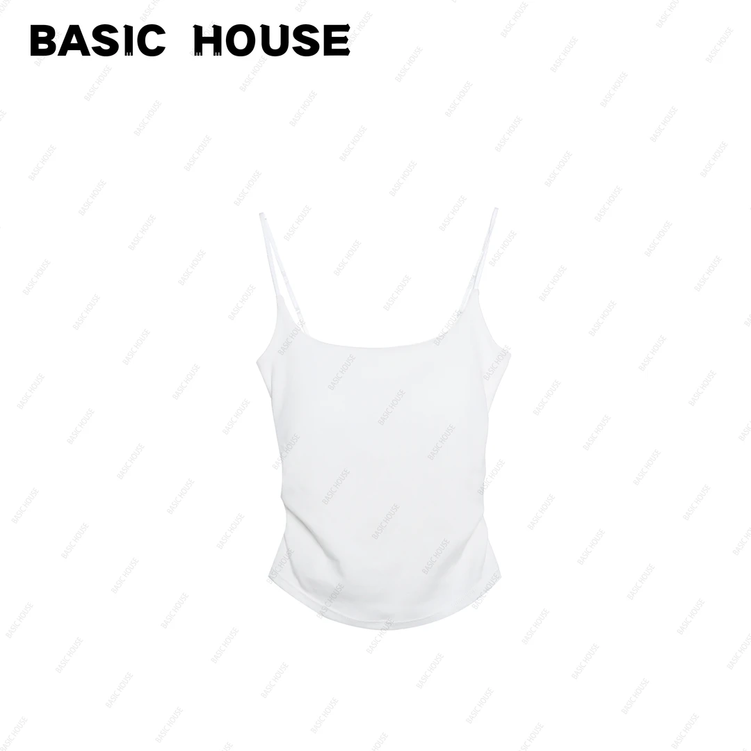 Basic House/百家好25年春季新款时尚百搭吊带美背女