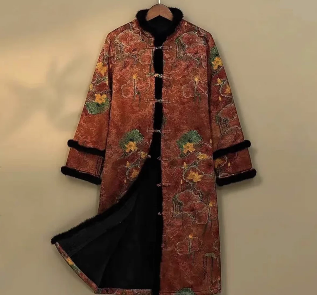 中长款加厚风衣女冬季保暖外套舒适时尚