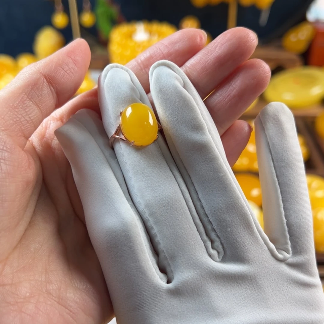 【闪购商品】蜜蜡毛衣链未镶嵌深**海