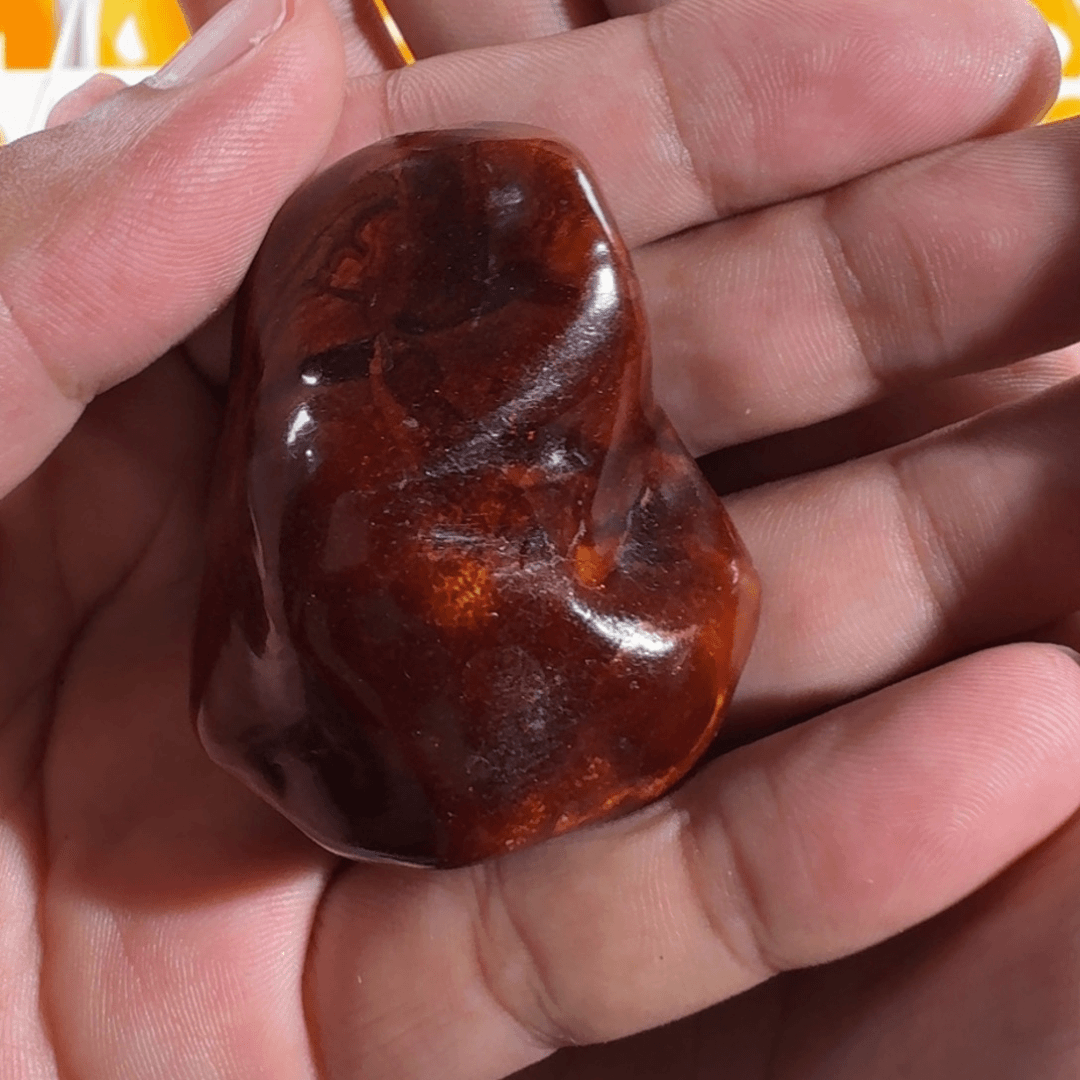 蜜蜡毛衣链未镶嵌