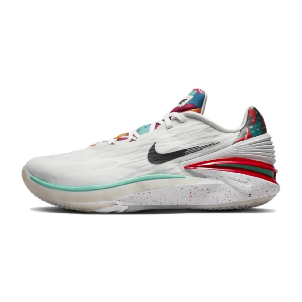 NIKE AIR ZOOM G.T.CUT 2 CNY 兔年 篮球鞋白红绿 FD4321-101缓震