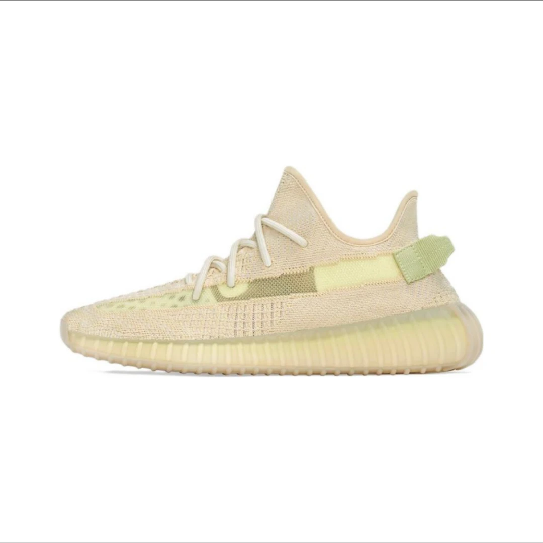Adidas Yeezy 350 V2亚麻 亚洲限定 椰子2022年款FX9028潮鞋冰蓝