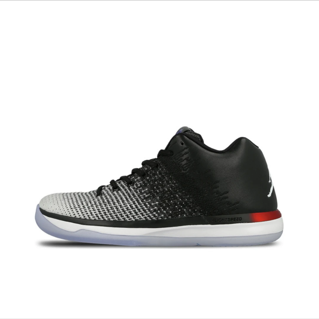 Air jordan 31 low quai 54 黑白渐变 实战篮球鞋 921195-154男子