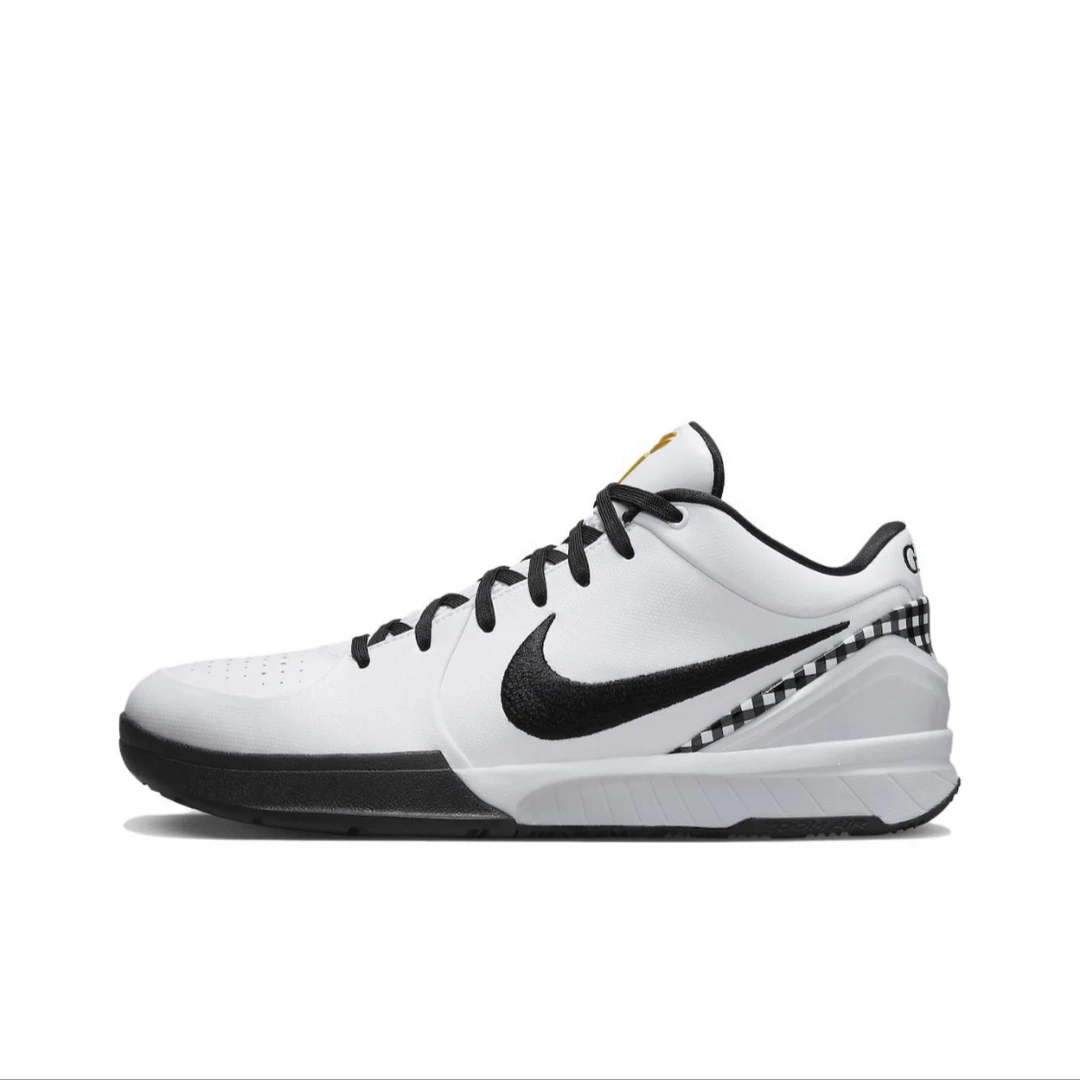 Nike Kobe 4 Protro 科比 黑白 GIGI 低帮篮球鞋 FJ9363-100男款