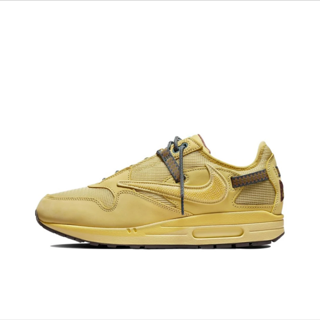 Nike Air Max 1 Travis Scott TS 倒钩 土金星色 DO9392-700复古