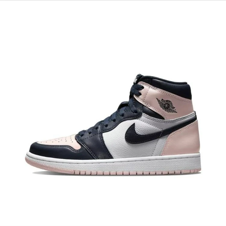 Air Jordan 1 AJ1黑粉脚趾 泡泡糖 高帮篮球鞋DD9335-641女款高帮