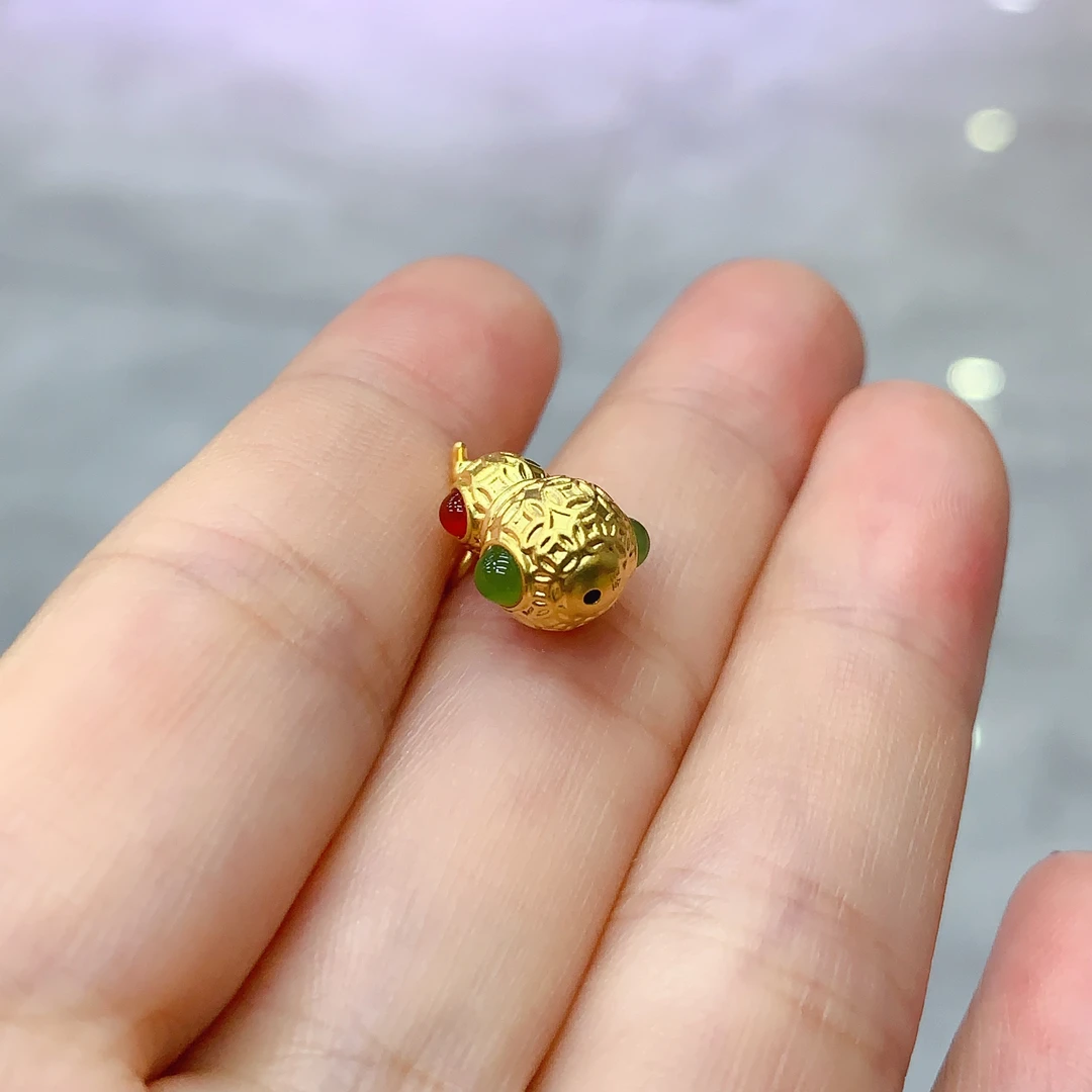 足金#吊坠#葫芦#精致