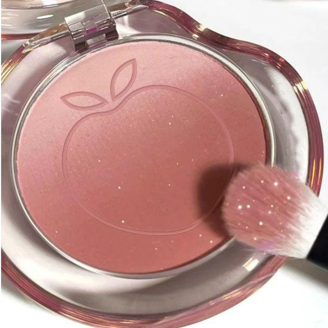 低饱和乌木玫瑰渐变腮红膨胀收缩色高级哑光珠光显白素颜纯欲细腻