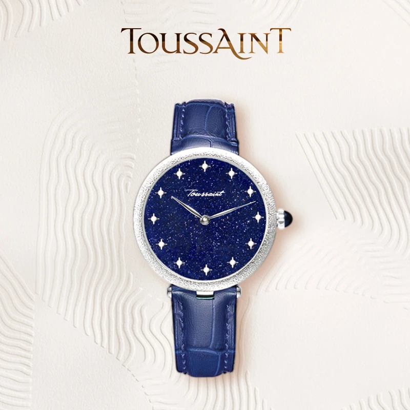toussaint/杜桑【李金铭推荐】星空系列-气质星光手表ins轻奢蓝金砂
