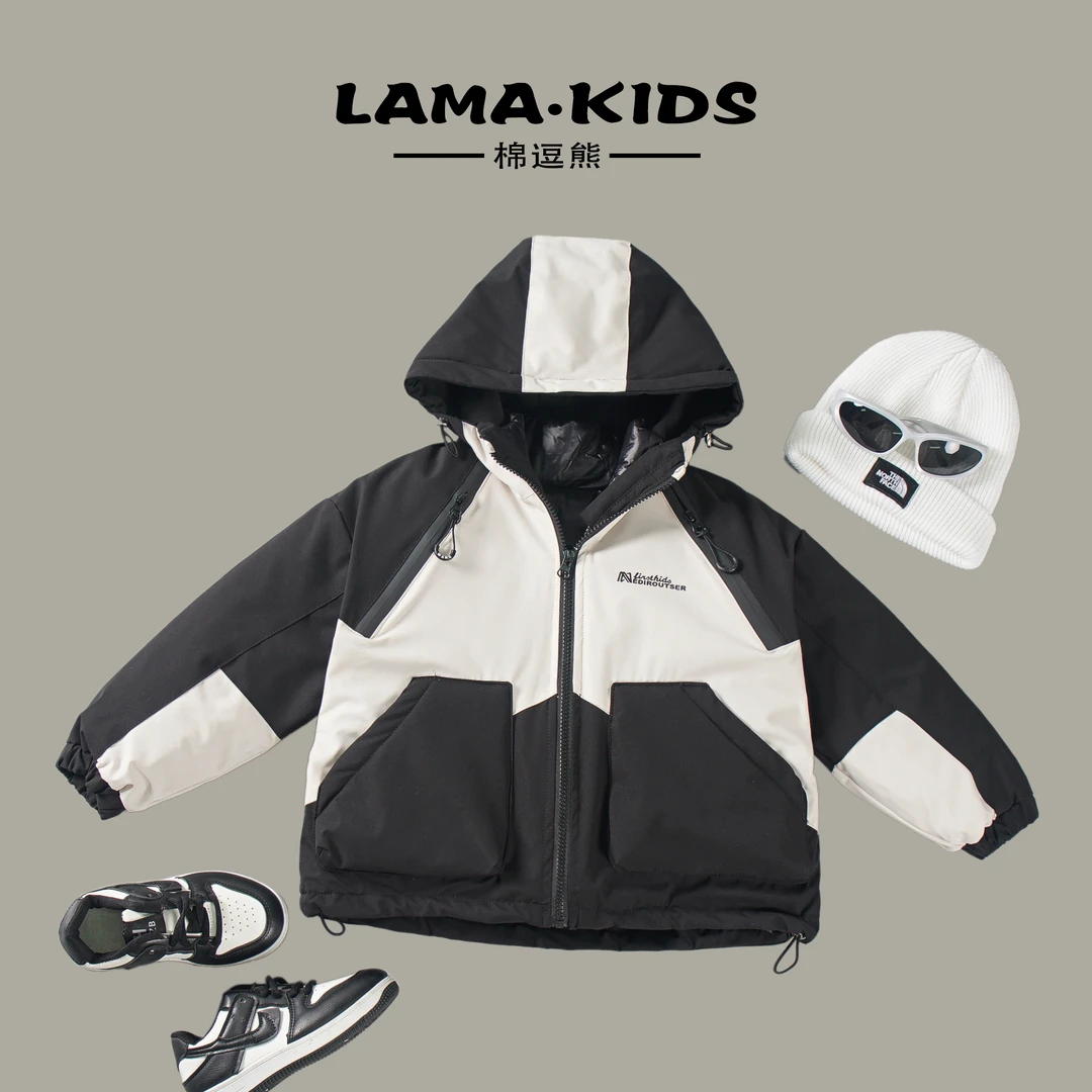 【极寒系列】羽绒服时尚休闲潮酷三合一冲锋羽绒服男高品质-12382