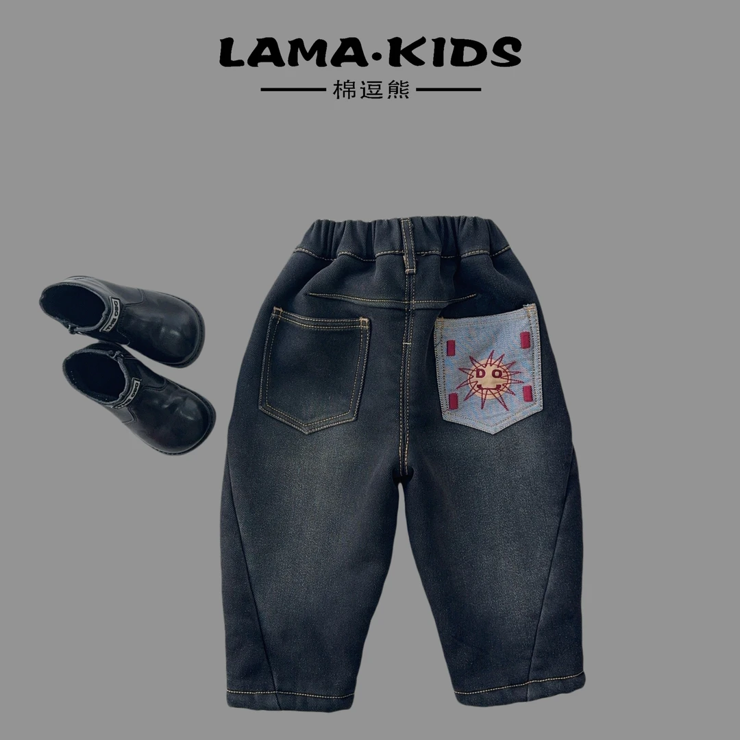 【棉逗熊品牌冬季】2024新款冬季时尚酷帅休闲百搭裤子-12395