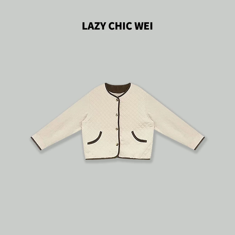 LAZY CHIC WEI 霜染棉服 轻奢极简时尚休闲设计师款棉服 24AWW296