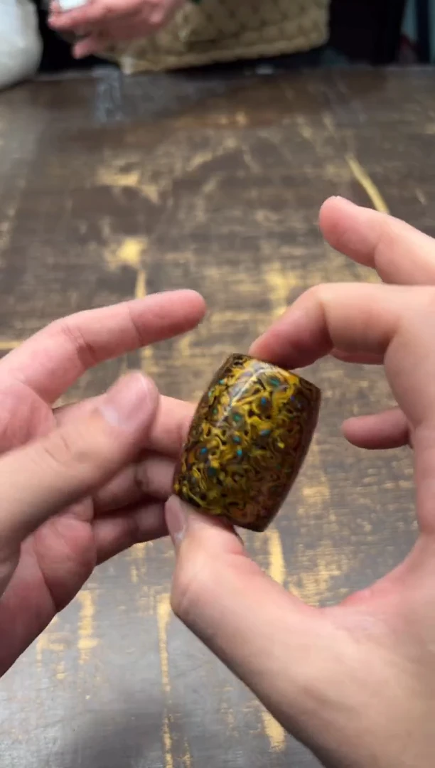 【闪购商品】大漆欧珀盖置（黑金）