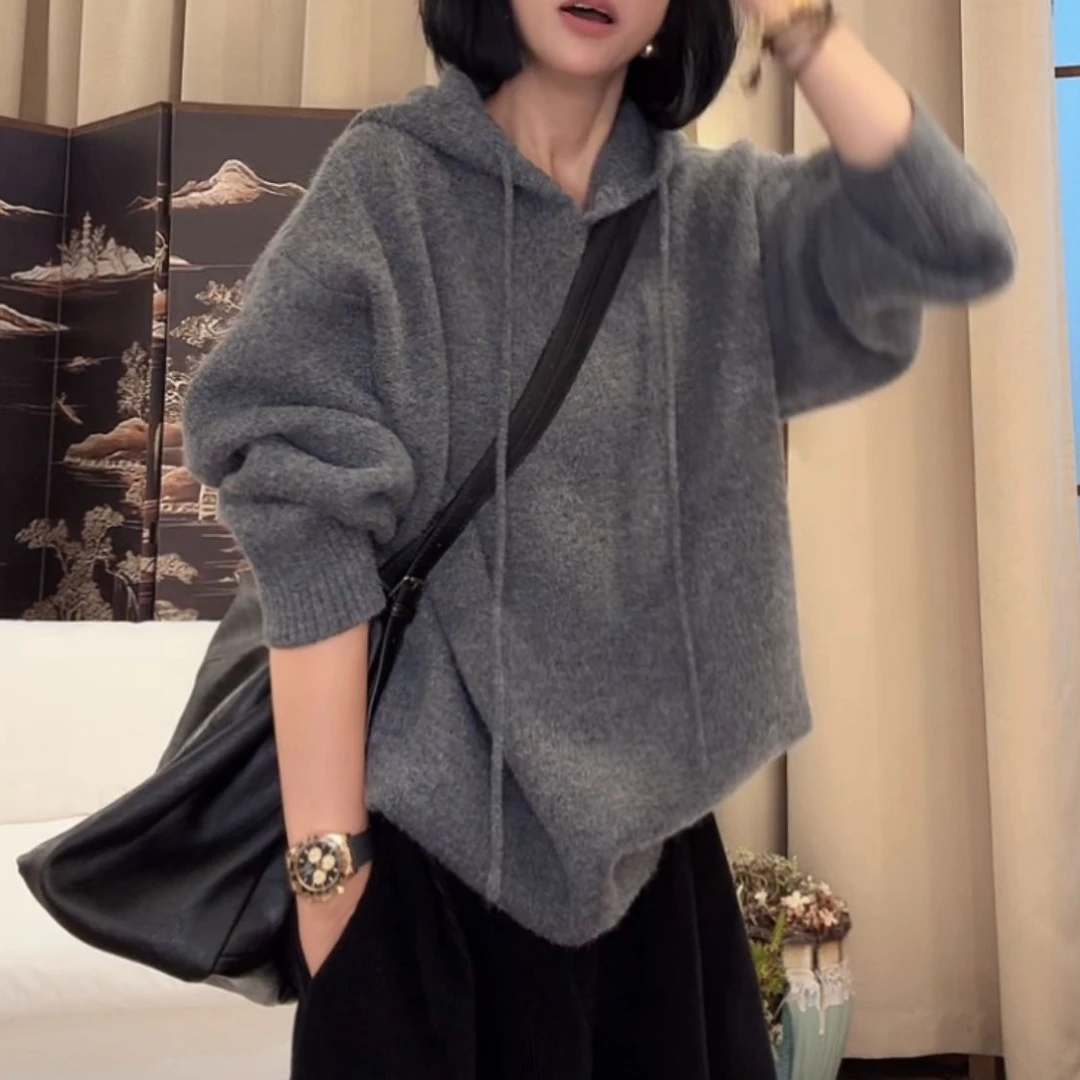 ZUOXIAOQI女巫帽毛衣（衣长70/胸围130）