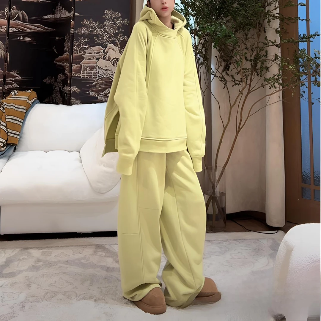 ZUOXIAOQI密林加绒卫衣套装（衣长74-77/胸围134-140/裤长109）