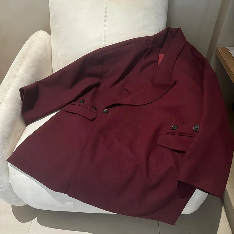 ZUOXIAOQI鹿角阔版西装外套（衣长88/胸围140）