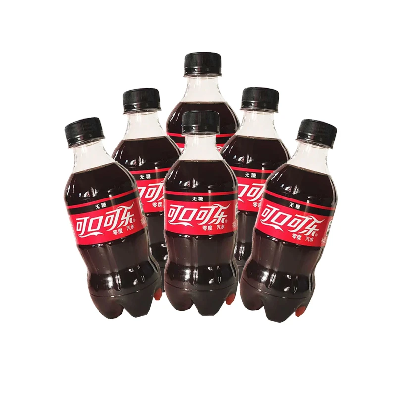 可口可乐无糖碳酸饮料300ml*6/12瓶装汽水小瓶经典好喝活动发货