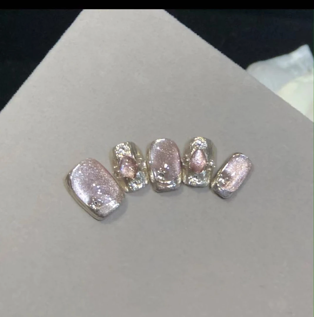 【布锲拉提】【喵公子】纯手工穿戴甲可拆卸美甲光疗甲片