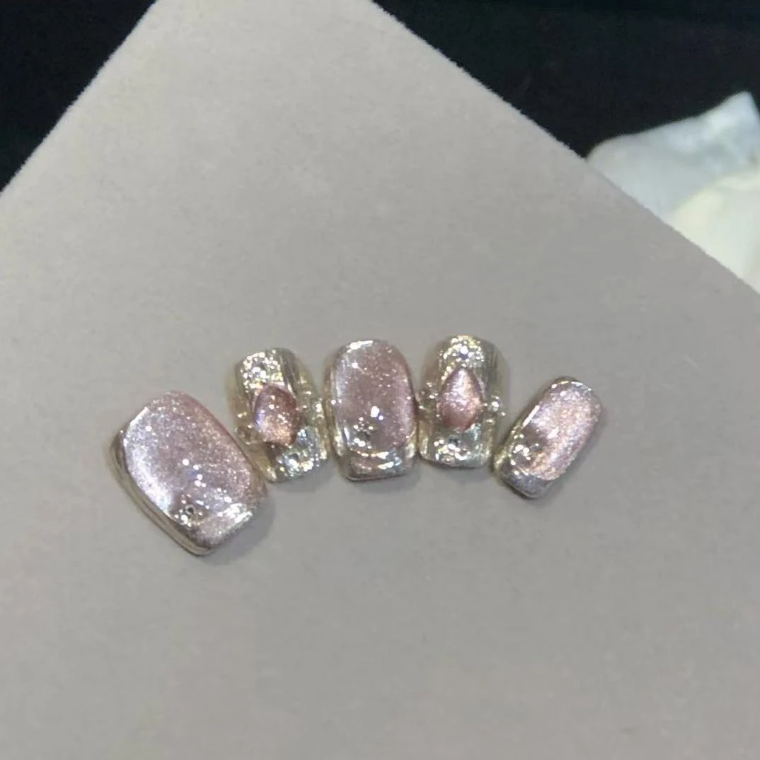 喵公子【布契拉提】纯手工穿戴甲可拆卸美甲光疗甲