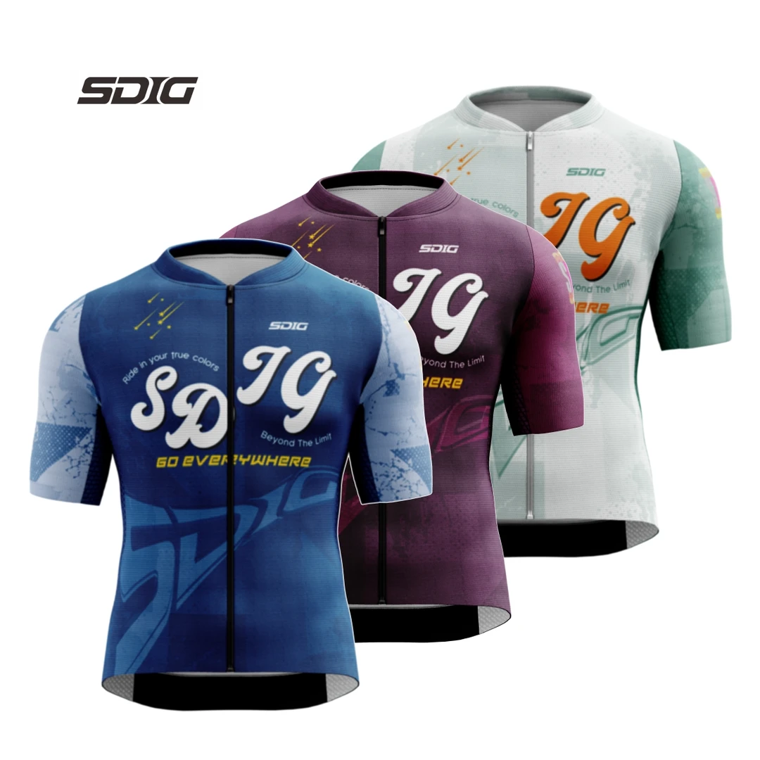 618新款促销短袖自行车男女骑行服公路车骑行服定制高弹速干修身