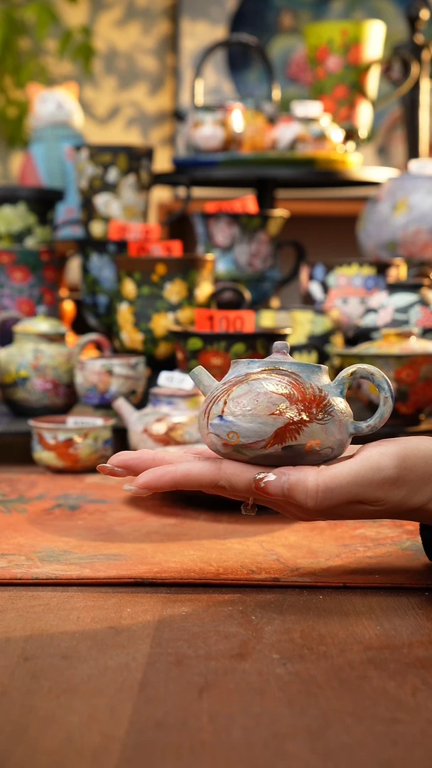 瓷片景德镇手工手绘1000