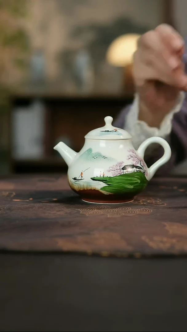 景德镇陶瓷杯碗柴烧多人