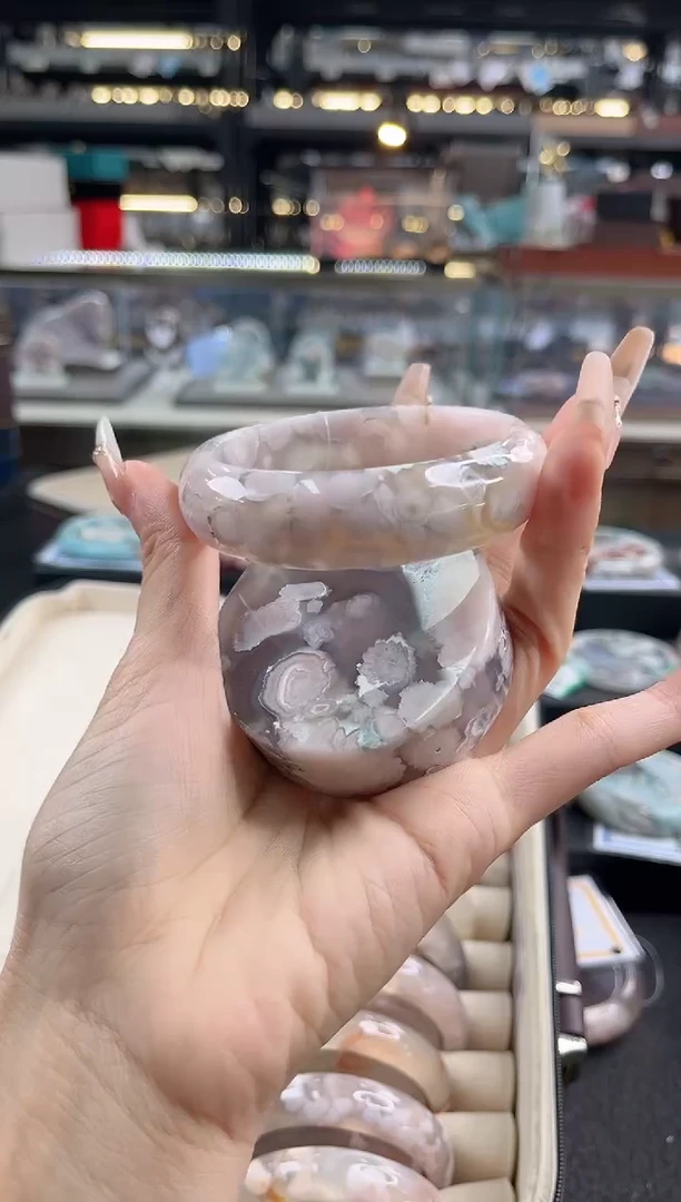 未镶嵌手镯石英质玉59圈口 （赠品镯心）3009199